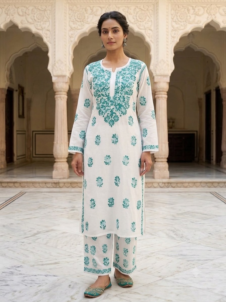 Husna Rayon Kurti-plazzo